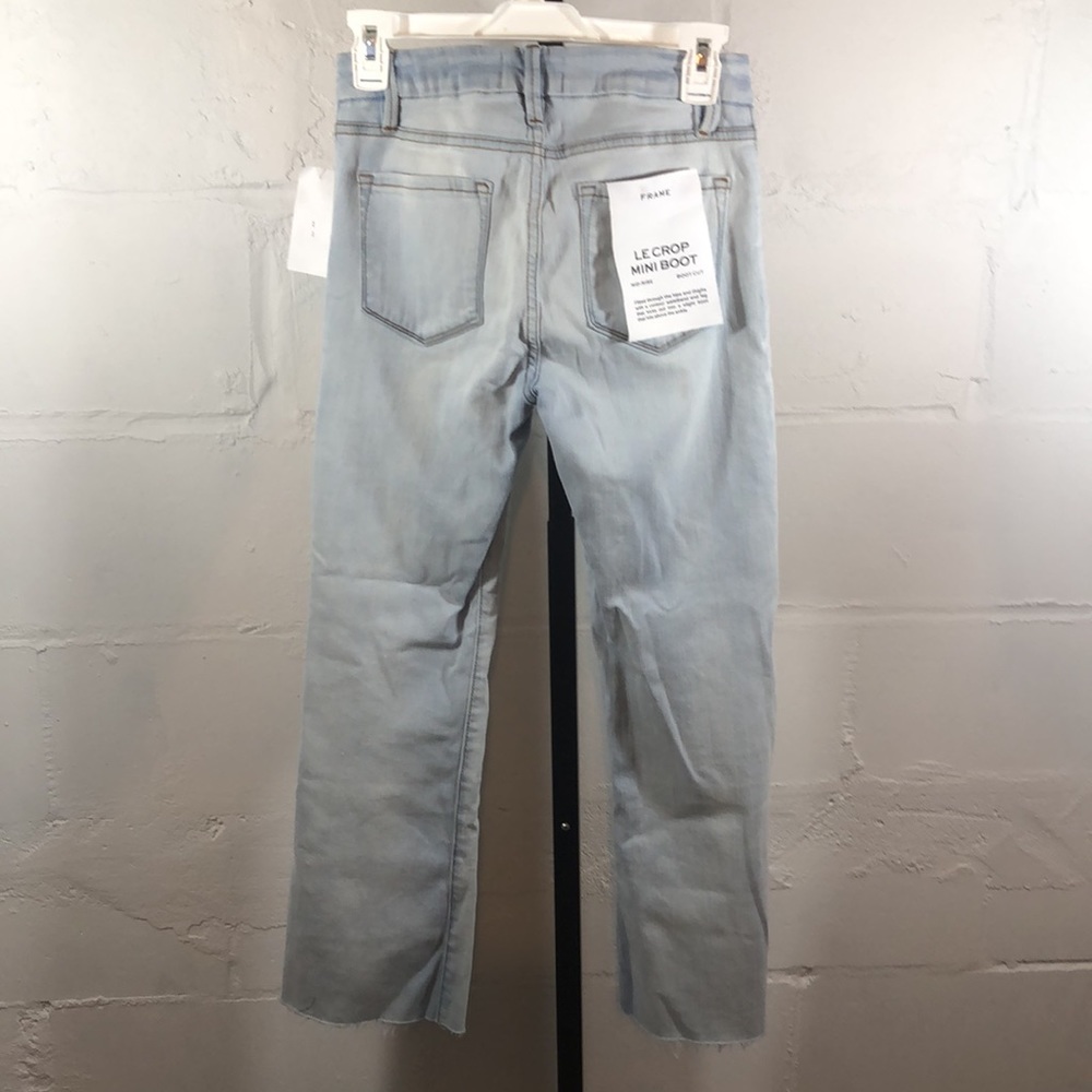 Frame Le Crop Mini Boot Jeans- Division Size 27 NWT - Picture 7 of 12